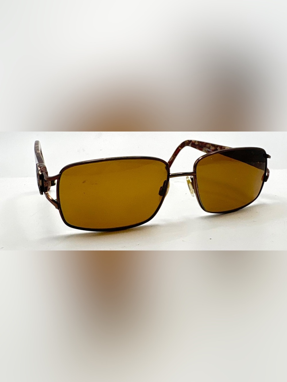 Parke PK5004 Brown Oval Sunglasses Frames Only